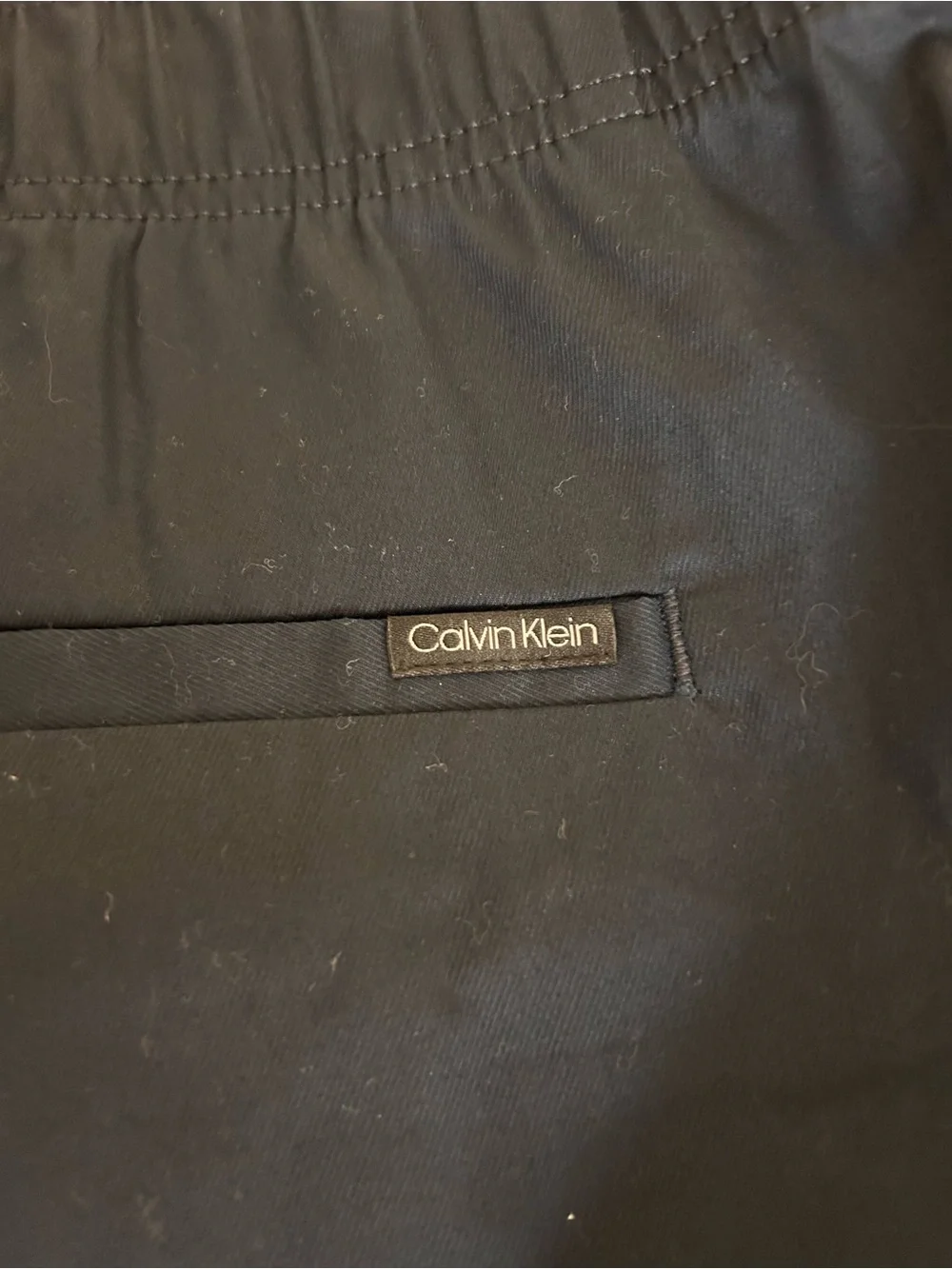Calvin Klein Navy Drawstring Athletic Shorts